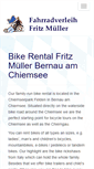 Mobile Screenshot of fahrradverleih-chiemsee.de